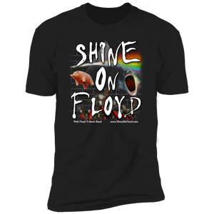 Shine On Floyd Unixex Premium Short Sleeve Black T-Shirt